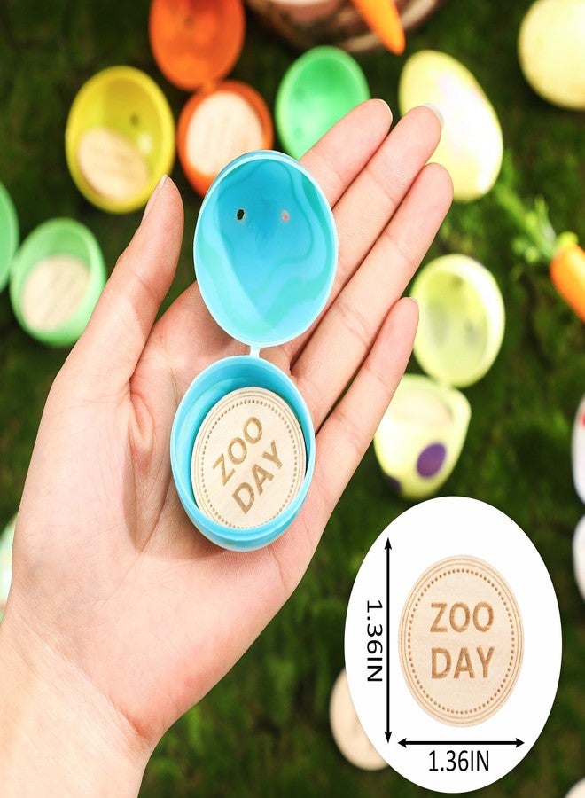 CypherX Easter Egg Fillers- Wooden Easter Reward Tokens, Easter Prizes Stuffers Coins, Family Night Tokens, 24 Redeemable Tokens+6 Blank DIY Tokens, Unique Family Easter Egg Hunt Activities- Coin - Image 5
